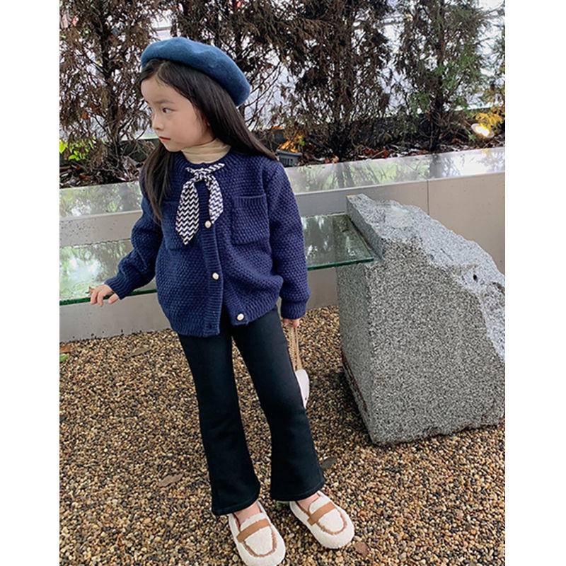 Quần Jeans Ống Loe Mỏng Co Giãn Thoải Mái Thời Trang Xuân Thu Cho Bé Gái 5 Tuổi