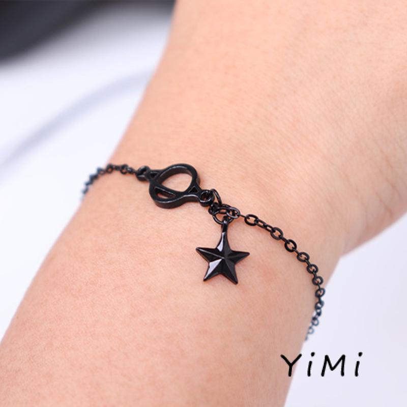 Vòng Tay Mặt Hình Ngôi Sao Năm Cánh Thiết Kế Đơn Giản Sang Trọng