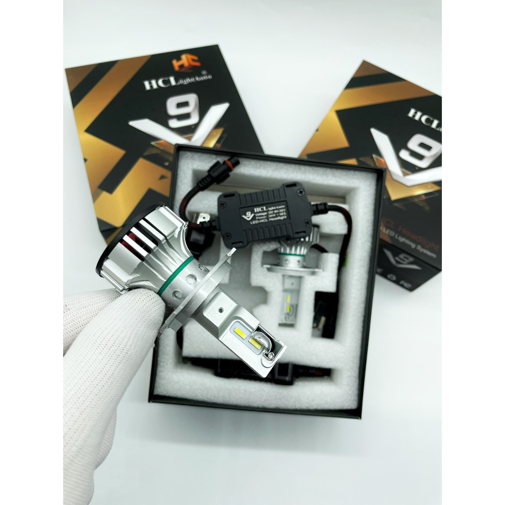 Bóng đèn Led V9 HCLight 6500K - Phiên bản nâng cấp của F2 6000k|Đèn Pha Led Ô tô Xe máy|Đèn led tự động các chân