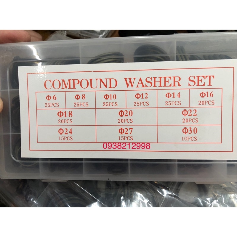Phốt pen đủ size NBR 6size,12size,16size, 20size