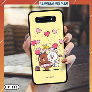 Ốp lưng điện thoại Samsung Galaxy S10 Plus - lưng nhám viền dẻo