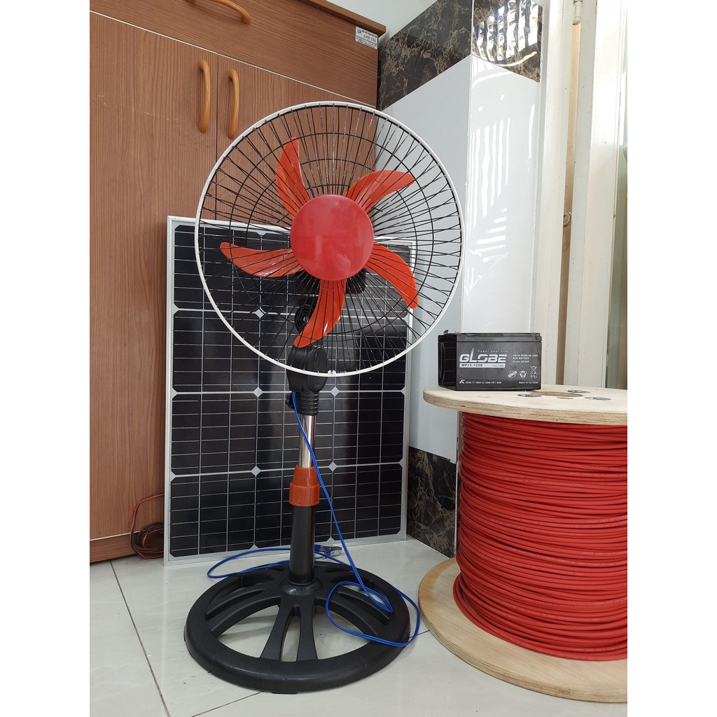 Quạt sạc ác quy 12v dùng khi cúp điện