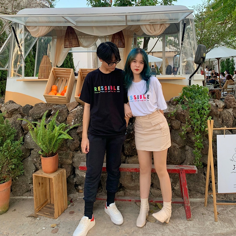 Áo thun Multicolor - Ressible [Streetwear / Black] | BigBuy360 - bigbuy360.vn