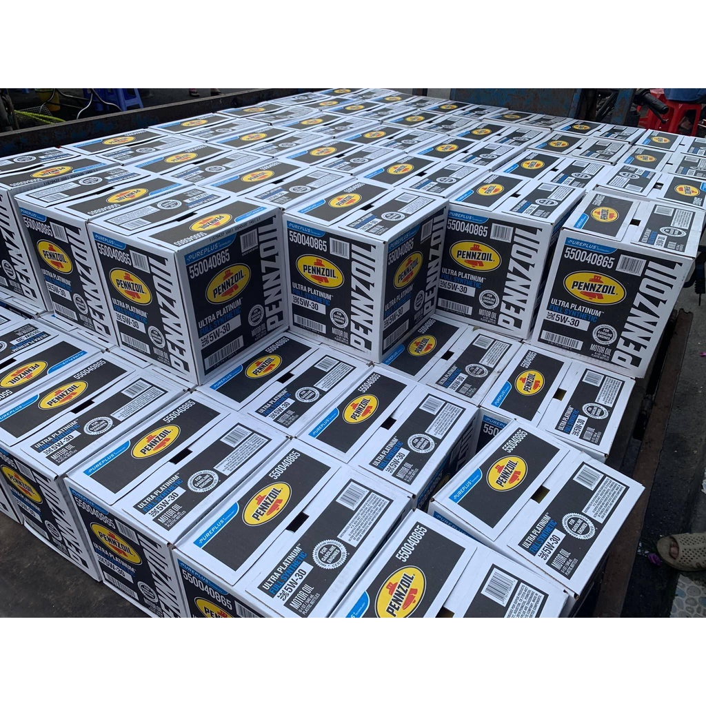 giá 1 thùng 6 chai nhớt pennzoil ultra platinum 5w30 xe ga