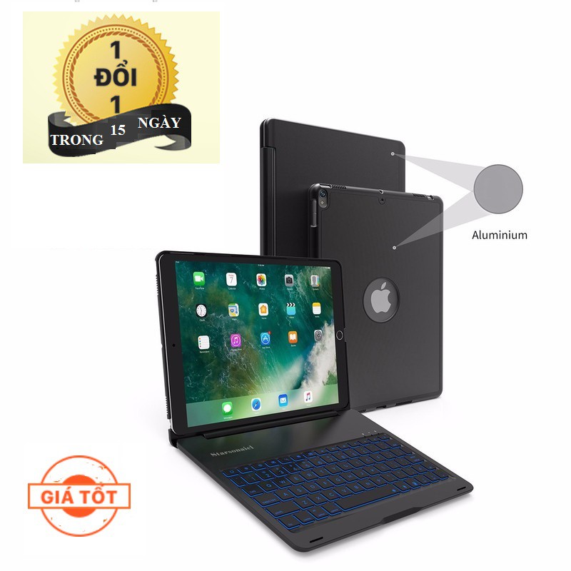 Bàn phím bluetooth ipad pro 10.5 cao cấp - màu đen [HÀNG NHẬP KHẨU]