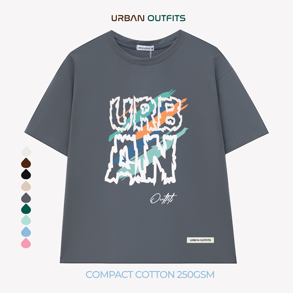 Áo Thun Tay Lỡ Form Rộng URBAN OUTFITS ATO168 Local Brand In Chữ ver 2.0 Chất Vải 95% Compact Cotton 250GSM Dầy