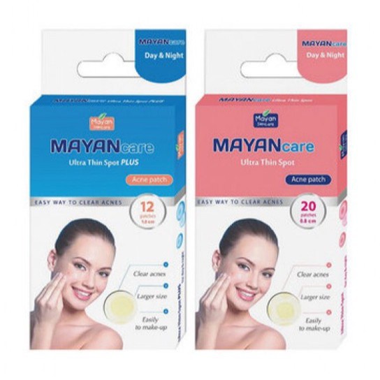 Miếng dán mụn Mayan Care nhiều kích cỡ từ Hàn Quốc hút mụn sưng đỏ, mụn bọc, kháng khuẩn, ngừa sẹo, che mụn