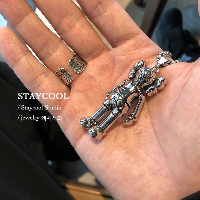 Dây chuyền bằng thép titan phong cách hip hop thời trang cá tính