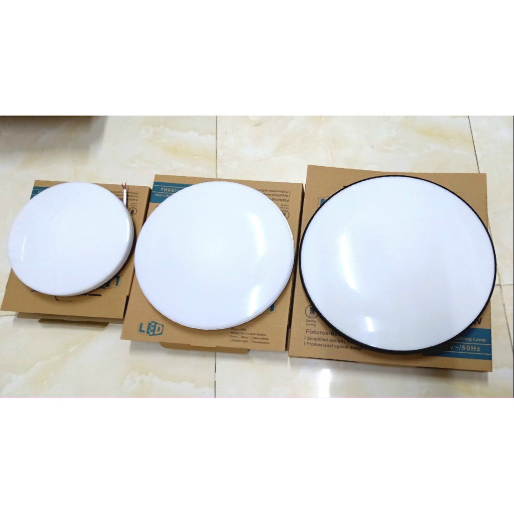 Đèn ốp trần tràn viền 40W - 38CM, 20w - 23cm, 30w - 27cm siêu sáng