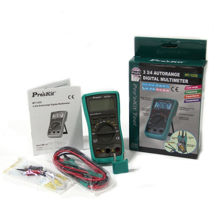 Đồng hồ đo điện tử Pro'skit MT-1232