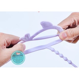 Gặm nướu đeo tay Silicon Cao cấp chống rơi
