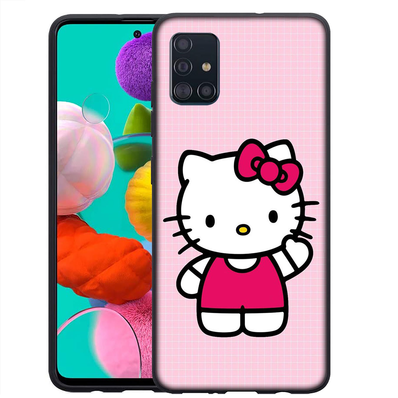 Samsung Galaxy A02S J2 J4 J5 J6 Plus J7 Prime A02 M02 j6+ A42 + Casing Soft Silicone Hello Kitty cute Phone Case