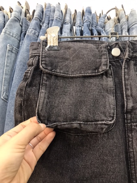 Quần ngố Jeans 4 màu kèm túi JEANS siêu đẹp | BigBuy360 - bigbuy360.vn