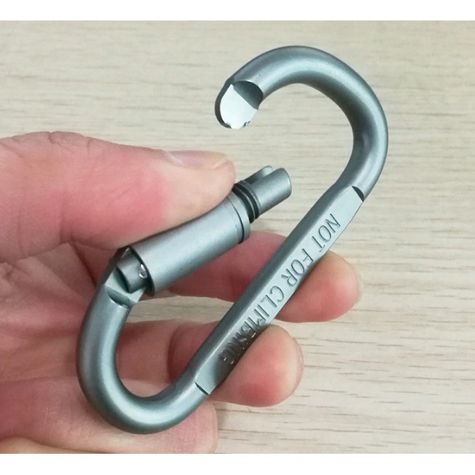 Khoá Carabiner chữ D dùng Leo Núi An Toàn, Chắc Chắn