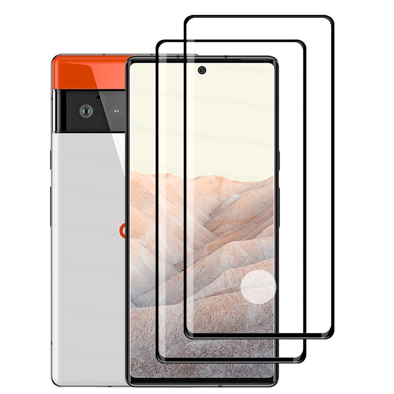 Kính cường lực bảo vệ toàn màn hình chống bụi dành cho Google Pixel 6 Pro / 5 / 5A / 4 / 3 / 3A / 4A 5G / Pixel 2 XL