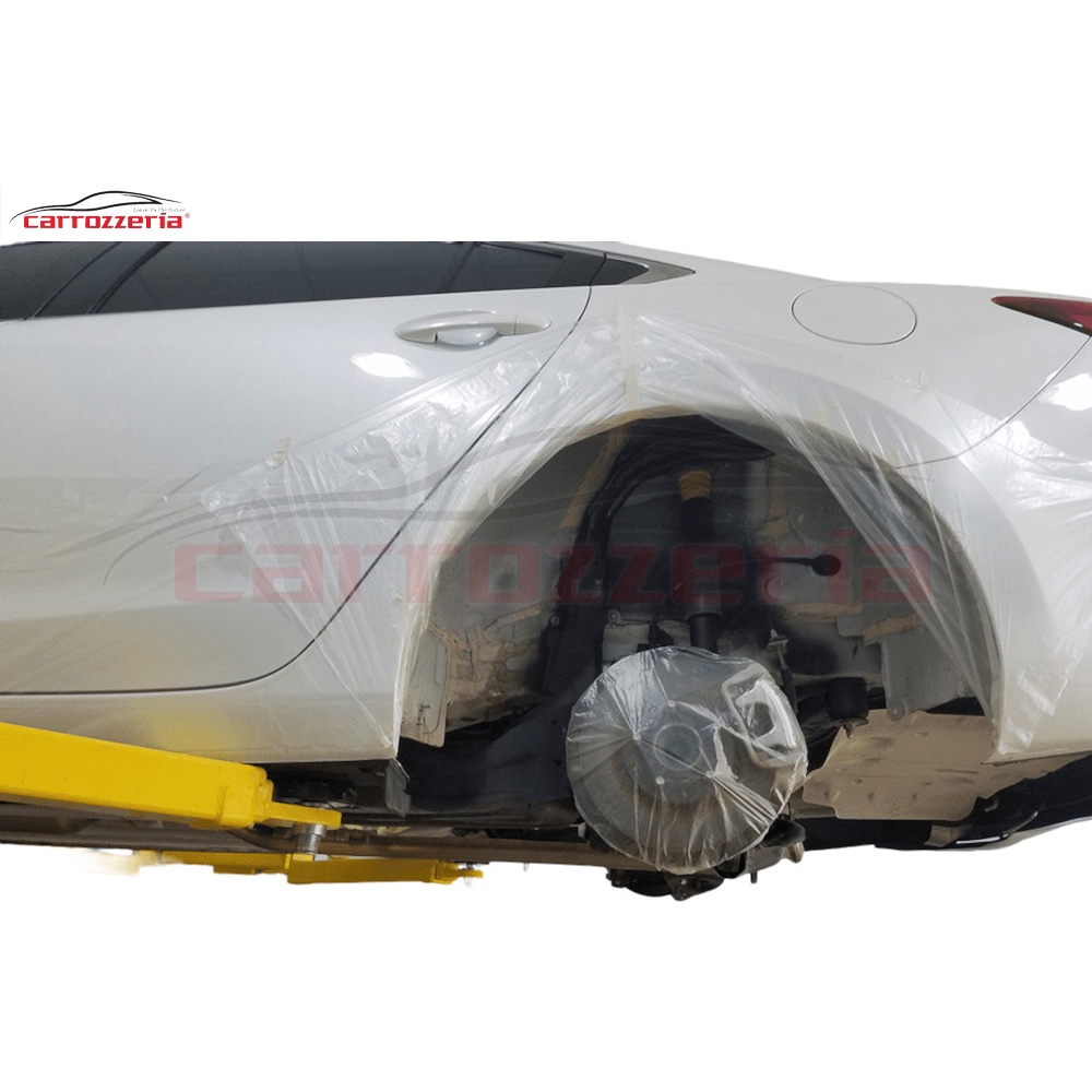 Màng bọc nilon che sơn che bụi đa năng có băng keo cố định tiện lợi