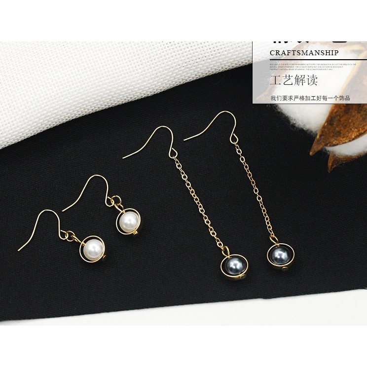 Bông tai viên ngọc thời trang vành tròn