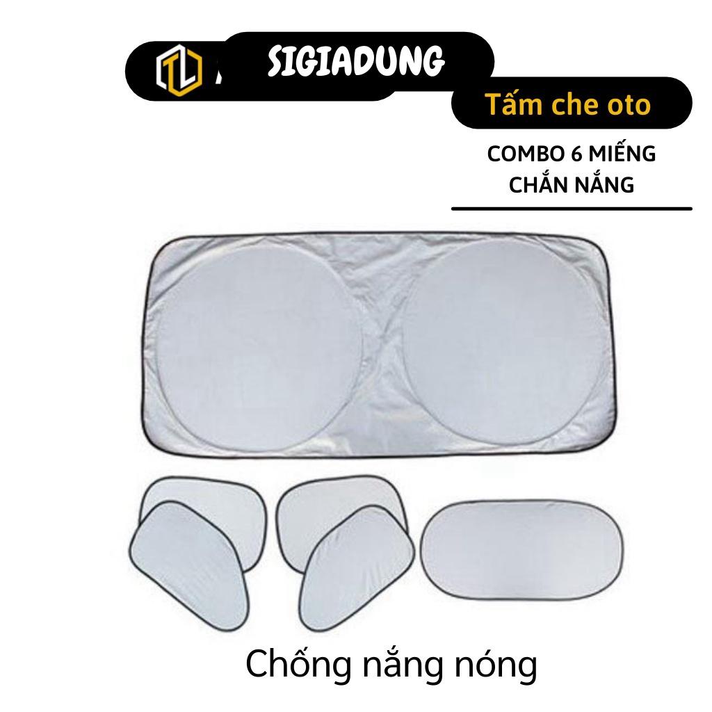 GIÁ SỈ Bộ 6 tấm che nắng cho ô tô, Bạt che nắng xe hơi 5401