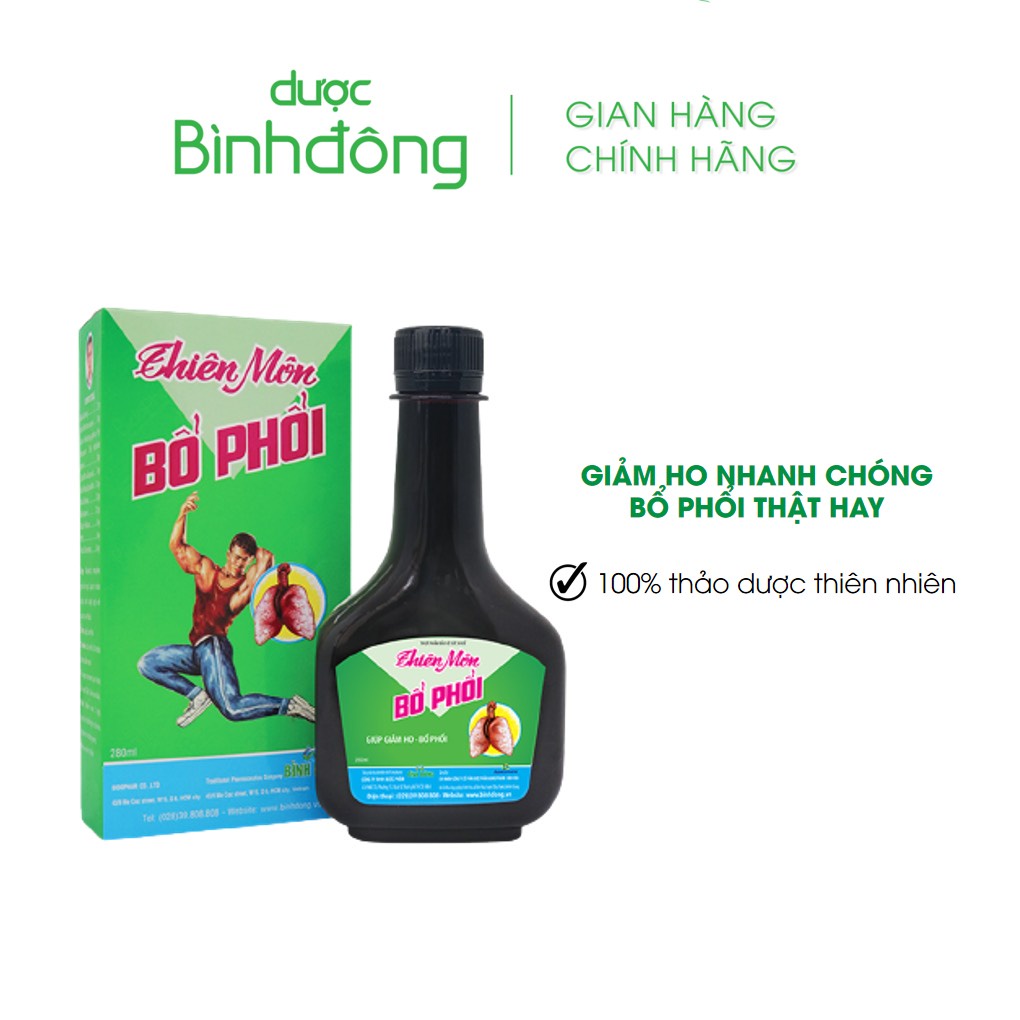 Hiên Môn Bổ Phổi Dược Bình Đông. Giảm ho nhanh chóng, Bổ phổi thật hay