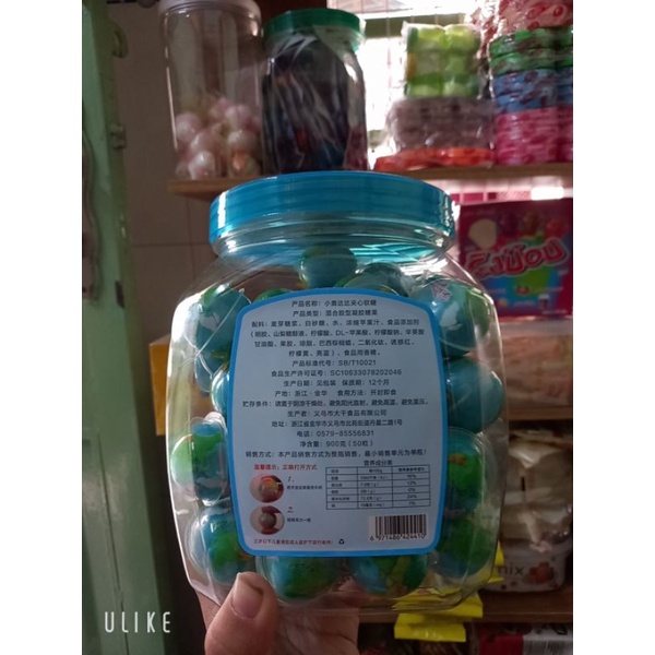 [Mã 77FMCGSALE1 giảm 10% đơn 250K] kẹo dẻo hình trái đất có nhân | BigBuy360 - bigbuy360.vn