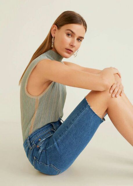 Quần jean ngố skinny nữ ZR- hàng xuất