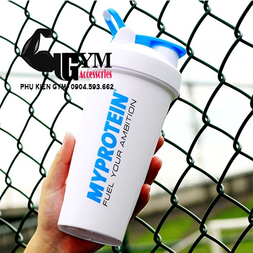 Bình lắc bình nước bình tập gym Shake bottle Myprotein