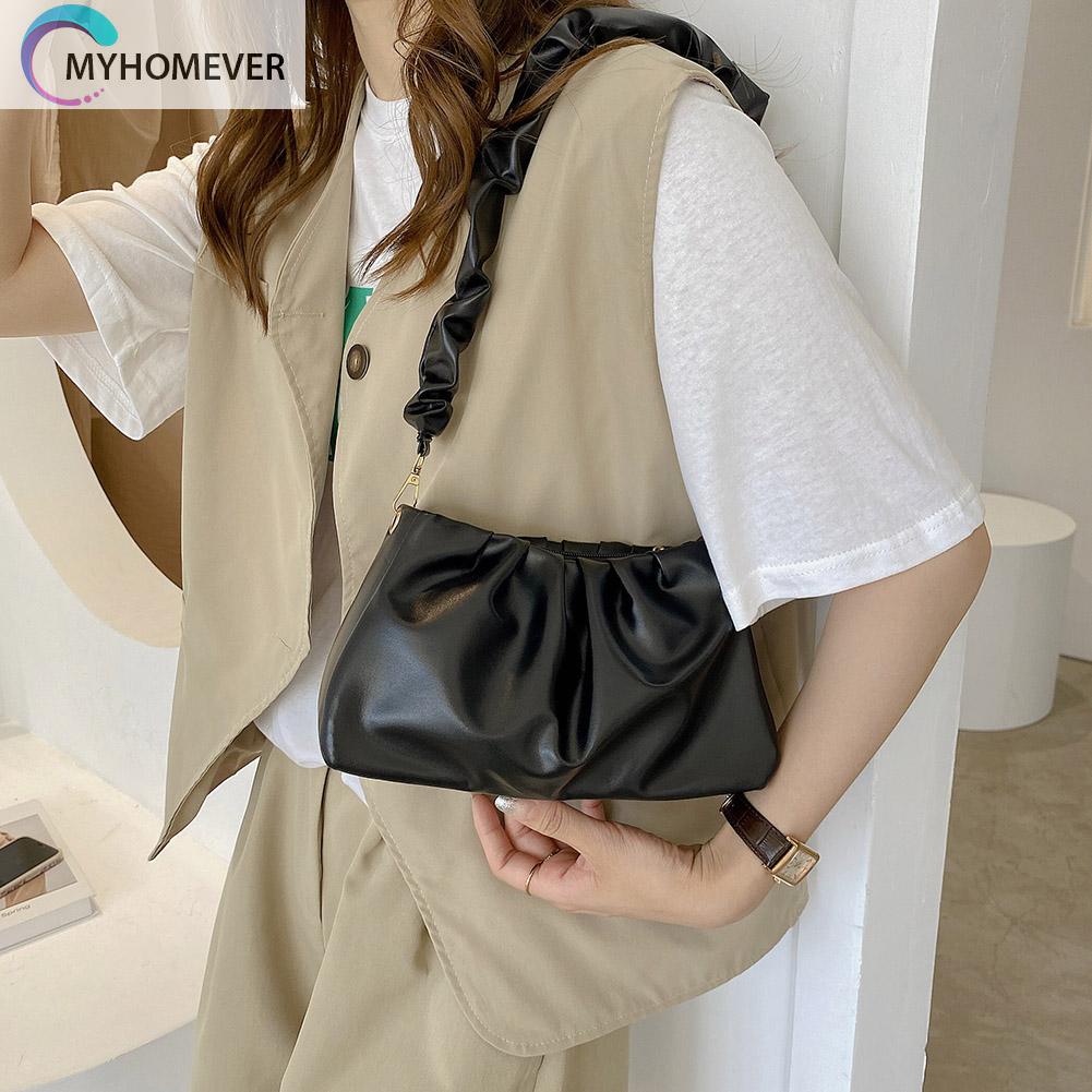 Túi Đeo Vai / Kẹp Nách Bằng Da Pu Thiết Kế Nhỏ Gọn Thời Trang Cho Nữ