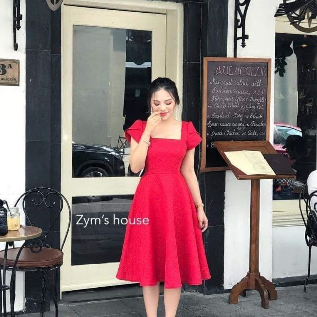 Váy cổ vuông big size. HẾT HÀNG