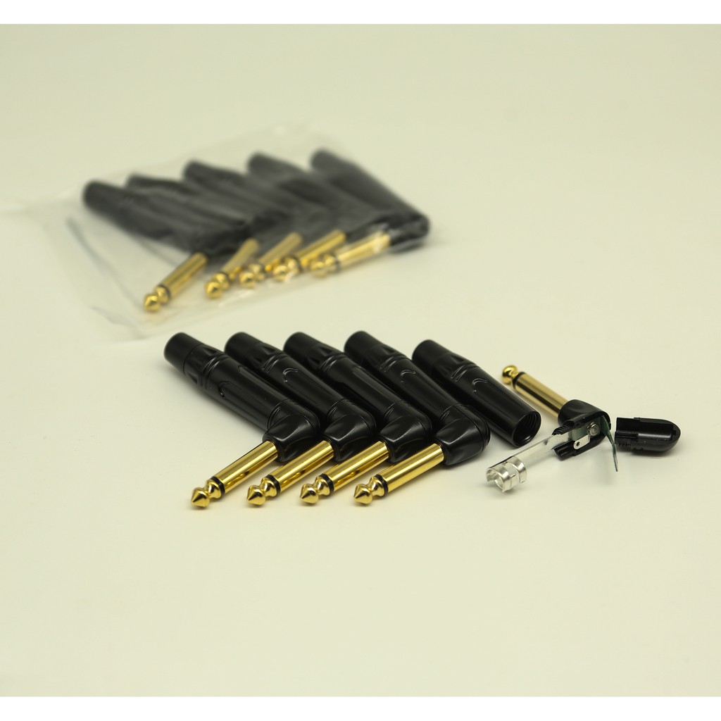 Đầu Jack 6ly guitar mạ vàng - âm thanh cao cấp