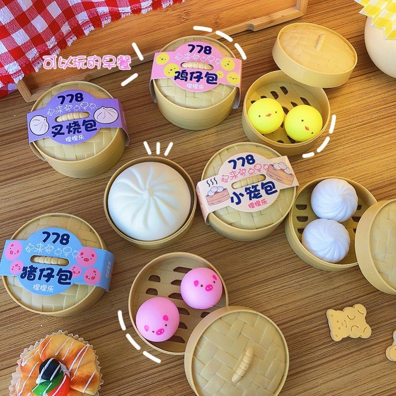 50 LOẠI Squishy Mochi dễ thương,mềm bánh bao chân thực mềm mịn giảm stress co dãn đàn hồi ngộ nghĩnh giải tỏa căng thẳng