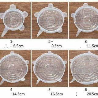 Sét 6 màng bọc thực phẩm silicon