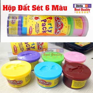 Đất Nặn 6 Màu Vui Nhộn Cho Bé - Đất Sét Colour Dough - Chirita