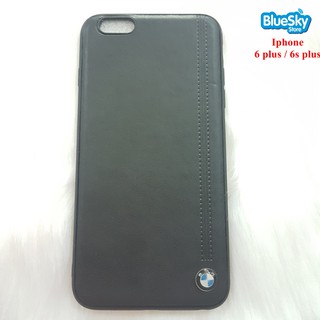 Ốp lưng Iphone 6 Plus / 6s Plus da cao cấp logo bmw