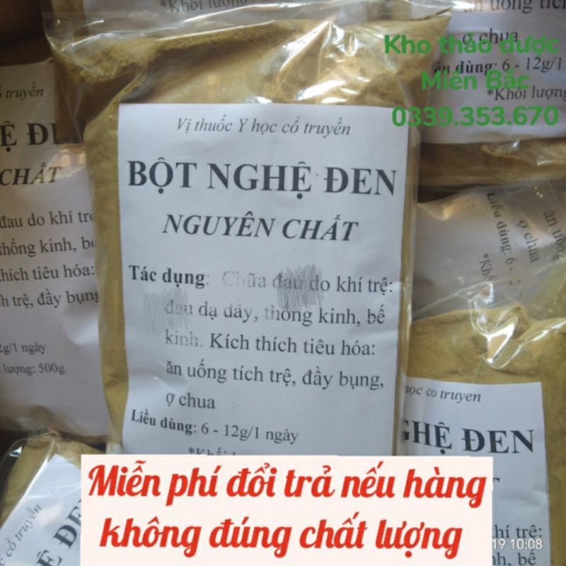 NGHỆ ĐEN - Bột Nghệ Đen Nguyên chất - 500g/ 1kg - Hàng mới, khô, sạch, thơm