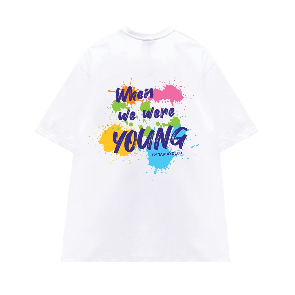 TARBO TEE YOUNG . ÁO THUN TAY NGẮN NAM NỮ Outfit Cotton 4 Chiều Local Brand
