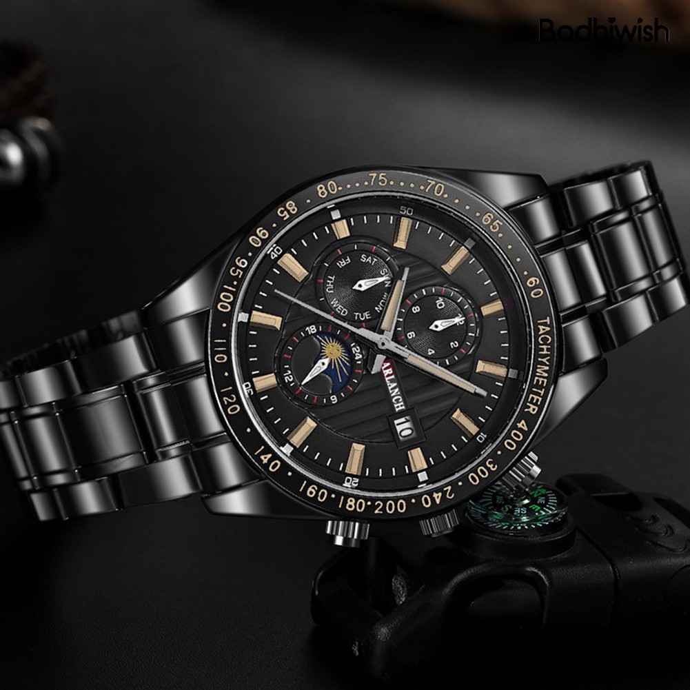 Đồng Hồ Đeo Tay Dây Kim Loại Thời Trang Cho Nam