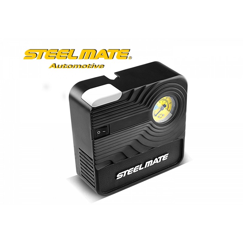 Bơm Hơi Ô Tô Chĩnh Hãng Steel Mate T1 Nhỏ Gọn Công Suất Cực Lớn Bảo Hành 12 Tháng