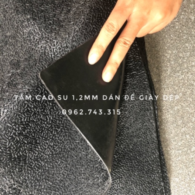 Tấm cao su dán đế giày (Loại mỏng 1-1.2mm)