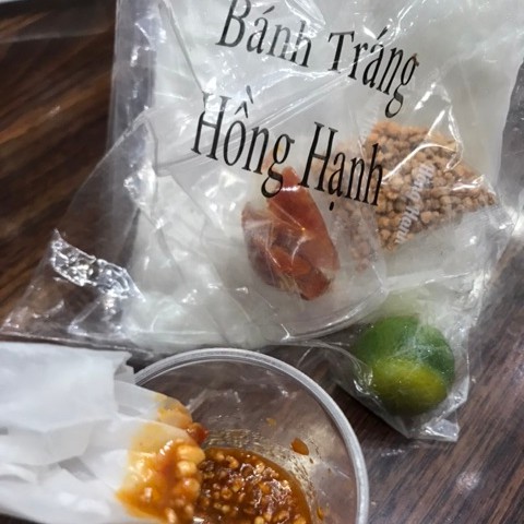 Bánh tráng Hồng Hạnh - Bánh tráng muối tắc sate hàng mới ( Tắc Riêng )