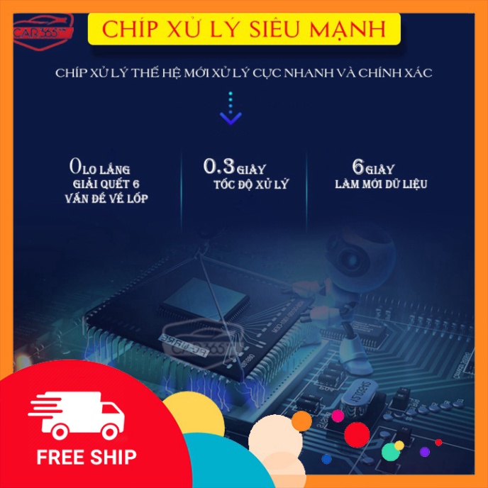 GIÁ ƯU ĐÃI Cảm biến áp lực lốp thời thượng hàng hiệu CAR365 - màn hình hiển thị LCD chỉ ra thông số kỹ thuật - Pin năng