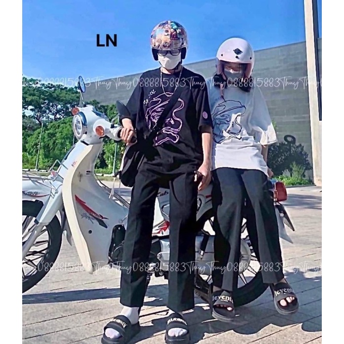SÉT ÁO MẶT NHĂN +QUẦN KAKI XUÔNG ĐEN