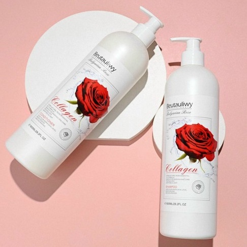 ✅ BỘ GỘI XẢ SIÊU MỀM MƯỢT PHỤC HỒI BEUTAULIWY HOA HỒNG CUNG CẤP DƯỠNG CHẤT COLLAGEN