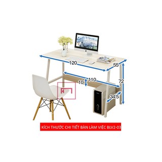 Bàn làm việc đơn giản BLV2-03
