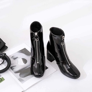 [PASS] Bốt boots da ENSO đầu gối, ủng da size 37