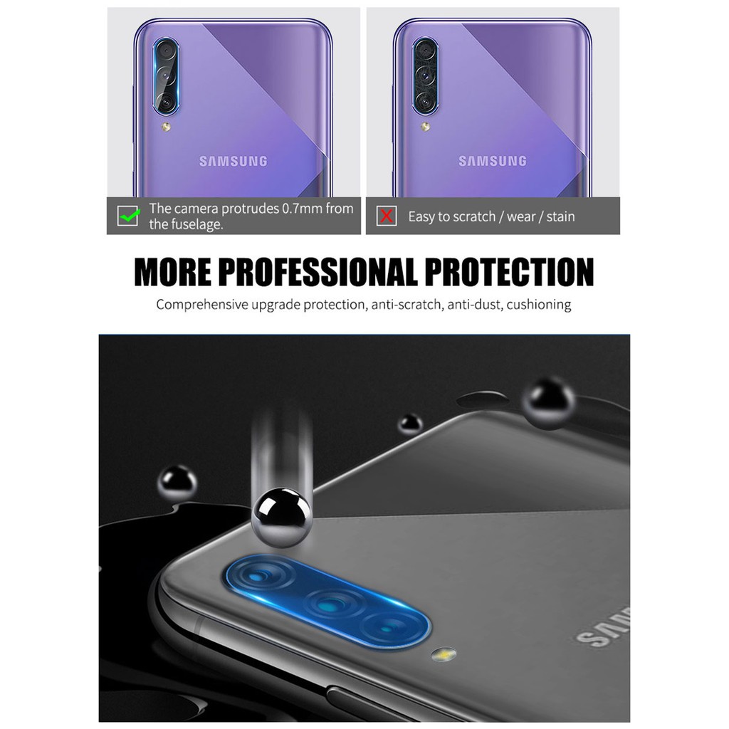 Kính Cường Lực chống trầy Camera Samsung A20s A30s A40s M30 A50s A70s