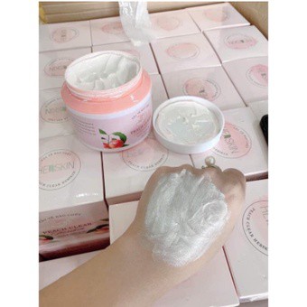 [FreeShip + Tặng Quà Xịn] Kem Tẩy Tế Bào Chết Body Peach Clear Herskin - Kem Tẩy Tế Bào Chết Body Herskin Princess White