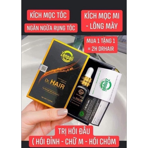(HÀNG CTY CHÍNH HÃNG) DR.HAIR 3 in 1 - Kích mọc tóc, mọc mi, lông mày