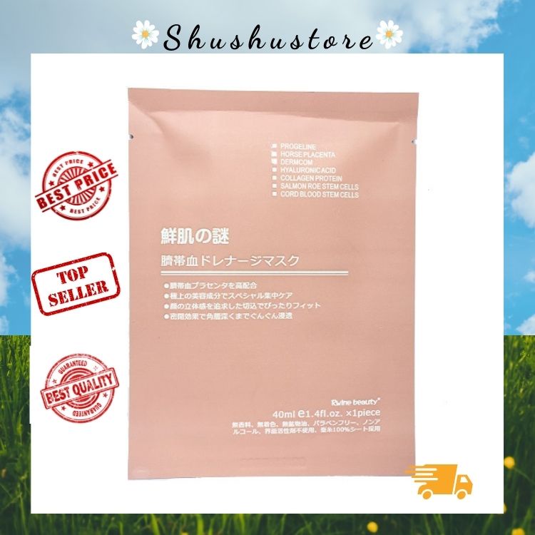 Mặt nạ nhau thai cừu Nhật Bản Rwine Beauty dưỡng da, cung cấp độ ẩm, tái tạo collagen