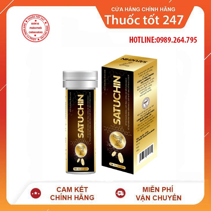 [Mã 66FMCGSALE hoàn 8% xu đơn 500K] Satuchin - Viên Sủi Tiêu Trĩ | BigBuy360 - bigbuy360.vn