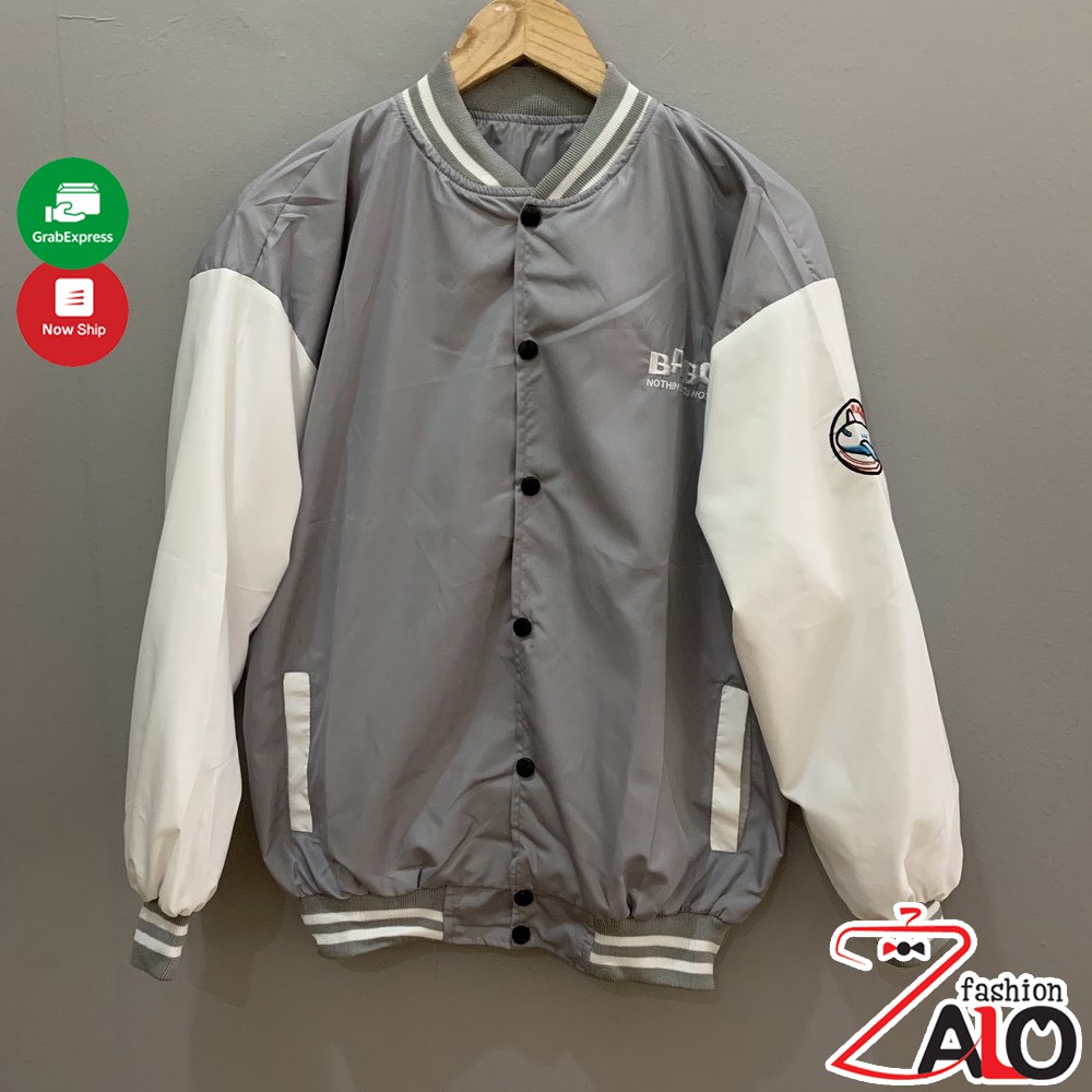 Áo Khoác Dù Bomber BADGE 2 Lớp Chống Nắng Form Rộng nam nữ ulzzang AKD4 ZALO Fashion